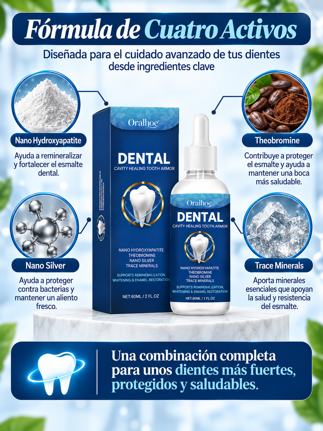 Oralhoe Dental — Reparación y Cuidado del Esmalte | 60 ml
